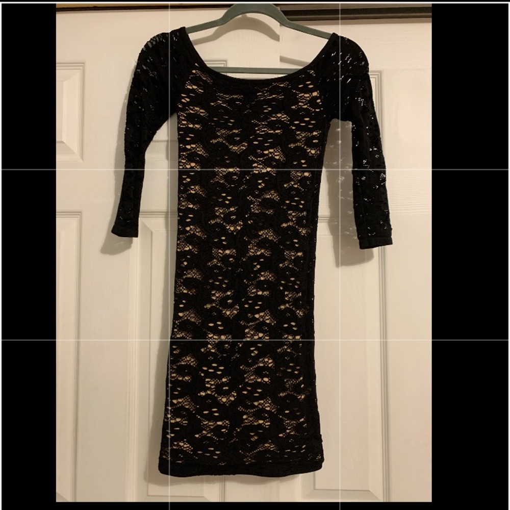 Black FItted Dress GUESS